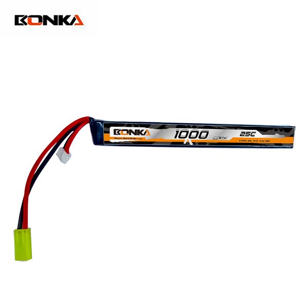 BONKA 1000mAh 25C 3S-1-B Airsoft Gun LiPo Battery